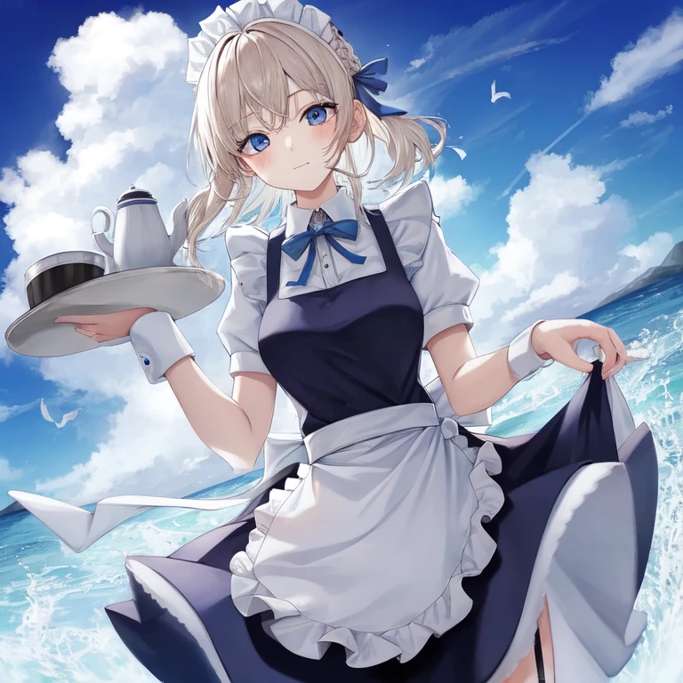 [Holara] medium hair maid apron [Illustration]